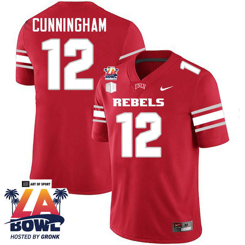 Randall Cunningham LA Bowl Jersey,UNLV Rebels 2024 LA Bowl Jersey-Scarlet